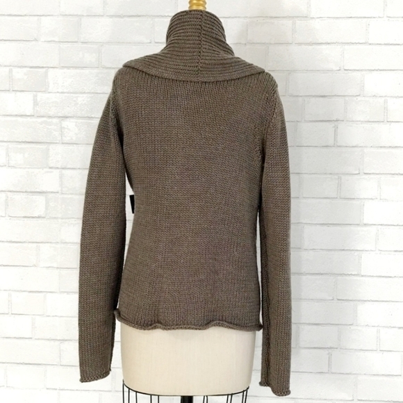 Soft Surroundings Belted Cardigan Knit Sweater Women's Small S Wool Blend Fall - Picture 3 of 7
